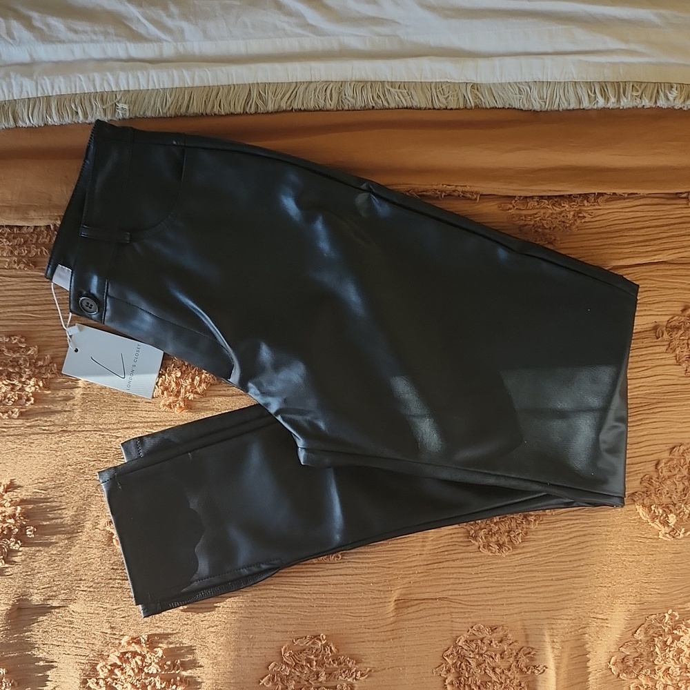 Black Leather Pants